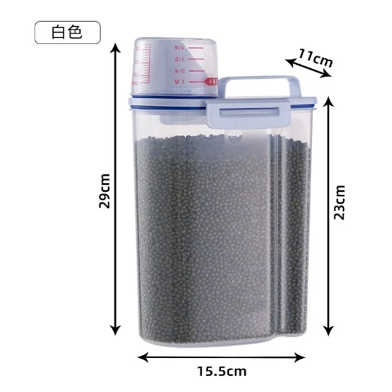 Conteneur de stockage d'aliments pour animaux de compagnie de grande capacité