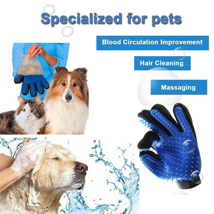 Gants de toilettage pour chiens et animaux de compagnie